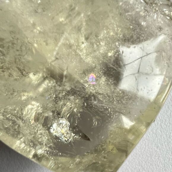 Citrine Crystal Heart Carving (2)‎ - Picture 3 of 11